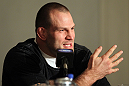 CHICAGO, IL - JANUARY 26:  Jon-Olav Einemo attends the UFC on FOX press conference at the W Hotel on January 26, 2012 in Chicago, Illinois.  (Photo by Josh Hedges/Zuffa LLC/Zuffa LLC via Getty Images) *** Local Caption *** Jon-Olav Einemo
