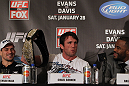 CHICAGO, IL - JANUARY 26:  Chael Sonnen attends the UFC on FOX press conference at the W Hotel on January 26, 2012 in Chicago, Illinois.  (Photo by Josh Hedges/Zuffa LLC/Zuffa LLC via Getty Images) *** Local Caption *** Chael Sonnen