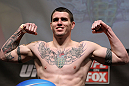 CHICAGO, IL - JANUARY 27:  Chris Camozzi weighs in during the UFC on FOX official weigh in at the Chicago Theatre on January 27, 2012 in Chicago, Illinois.  (Photo by Josh Hedges/Zuffa LLC/Zuffa LLC via Getty Images) *** Local Caption *** Chris Camozzi