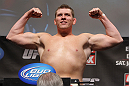 CHICAGO, IL - JANUARY 27:  Chicago police officer Mike Russow weighs in during the UFC on FOX official weigh in at the Chicago Theatre on January 27, 2012 in Chicago, Illinois.  (Photo by Josh Hedges/Zuffa LLC/Zuffa LLC via Getty Images) *** Local Caption *** Mike Russow
