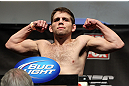 CHICAGO, IL - JANUARY 27:  Nik Lentz weighs in during the UFC on FOX official weigh in at the Chicago Theatre on January 27, 2012 in Chicago, Illinois.  (Photo by Josh Hedges/Zuffa LLC/Zuffa LLC via Getty Images) *** Local Caption *** Nik Lentz