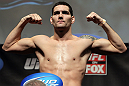 CHICAGO, IL - JANUARY 27:  Chris Weidman weighs in during the UFC on FOX official weigh in at the Chicago Theatre on January 27, 2012 in Chicago, Illinois.  (Photo by Josh Hedges/Zuffa LLC/Zuffa LLC via Getty Images) *** Local Caption *** Chris Weidman
