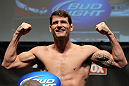 CHICAGO, IL - JANUARY 27:  Michael Bisping weighs in during the UFC on FOX official weigh in at the Chicago Theatre on January 27, 2012 in Chicago, Illinois.  (Photo by Josh Hedges/Zuffa LLC/Zuffa LLC via Getty Images) *** Local Caption *** Michael Bisping