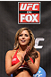 CHICAGO, IL - JANUARY 27:  UFC Octagon Girl Brittney Palmer attends the UFC on FOX official weigh in at the Chicago Theatre on January 27, 2012 in Chicago, Illinois.  (Photo by Josh Hedges/Zuffa LLC/Zuffa LLC via Getty Images) *** Local Caption *** Brittney Palmer