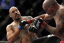 CHICAGO, IL - JANUARY 28:  (L-R) Lavar Johnson punches Joey Beltran during the UFC on FOX event at United Center on January 28, 2012 in Chicago, Illinois.  (Photo by Josh Hedges/Zuffa LLC/Zuffa LLC via Getty Images) *** Local Caption *** Lavar Johnson; Joey Beltran