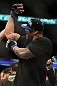 CHICAGO, IL - JANUARY 28:  Lavar Johnson reacts after knocking out Joey Beltran during the UFC on FOX event at United Center on January 28, 2012 in Chicago, Illinois.  (Photo by Josh Hedges/Zuffa LLC/Zuffa LLC via Getty Images) *** Local Caption *** Lavar Johnson