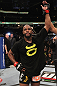 CHICAGO, IL - JANUARY 28:  Rashad Evans reacts after his victory over Phil Davis during the UFC on FOX event at United Center on January 28, 2012 in Chicago, Illinois.  (Photo by Nick Laham/Zuffa LLC/Zuffa LLC via Getty Images) *** Local Caption *** Rashad Evans