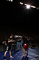 LAS VEGAS, NV - FEBRUARY 01:  Carlos Condit works out for the media and fans during the UFC 143 open workouts at Mandalay Bay Events Center on February 1, 2012 in Las Vegas, United States.  (Photo by Josh Hedges/Zuffa LLC/Zuffa LLC via Getty Images) *** Local Caption *** Carlos Condit