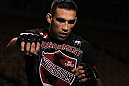 LAS VEGAS, NV - FEBRUARY 01:  Fabricio Werdum works out for the media and fans during the UFC 143 open workouts at Mandalay Bay Events Center on February 1, 2012 in Las Vegas, United States.  (Photo by Josh Hedges/Zuffa LLC/Zuffa LLC via Getty Images) *** Local Caption *** Fabricio Werdum