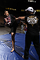 LAS VEGAS, NV - FEBRUARY 01:  Fabricio Werdum works out for the media and fans during the UFC 143 open workouts at Mandalay Bay Events Center on February 1, 2012 in Las Vegas, United States.  (Photo by Josh Hedges/Zuffa LLC/Zuffa LLC via Getty Images) *** Local Caption *** Fabricio Werdum