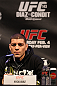 LAS VEGAS, NV - FEBRUARY 02:  Nick Diaz attends the UFC 143 final pre-fight press conference at the Mandalay Bay Hotel & Casino on February 2, 2012 in Las Vegas, United States.  (Photo by Josh Hedges/Zuffa LLC/Zuffa LLC via Getty Images) *** Local Caption *** Nick Diaz