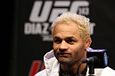 LAS VEGAS, NV - FEBRUARY 02:  Josh Koscheck attends the UFC 143 final pre-fight press conference at the Mandalay Bay Hotel & Casino on February 2, 2012 in Las Vegas, United States.  (Photo by Josh Hedges/Zuffa LLC/Zuffa LLC via Getty Images) *** Local Caption *** Josh Koscheck