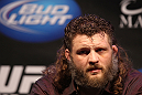 LAS VEGAS, NV - FEBRUARY 02:  Roy Nelson attends the UFC 143 final pre-fight press conference at the Mandalay Bay Hotel & Casino on February 2, 2012 in Las Vegas, United States.  (Photo by Josh Hedges/Zuffa LLC/Zuffa LLC via Getty Images) *** Local Caption *** Roy Nelson