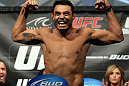 LAS VEGAS, NV - FEBRUARY 03:  Rafael Natal weighs in during the UFC 143 official weigh in at Mandalay Bay Events Center on February 3, 2012 in Las Vegas, Nevada.|2:55:8  (Photo by Josh Hedges/Zuffa LLC/Zuffa LLC via Getty Images) *** Local Caption *** Rafael Natal