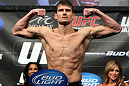 LAS VEGAS, NV - FEBRUARY 03:  Stephen Thompson weighs in during the UFC 143 official weigh in at Mandalay Bay Events Center on February 3, 2012 in Las Vegas, Nevada.|2:55:8  (Photo by Josh Hedges/Zuffa LLC/Zuffa LLC via Getty Images) *** Local Caption *** Stephen Thompson