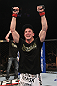 LAS VEGAS, NV - FEBRUARY 04:  Matt Riddle reacts to being declared the winner in his fight against Henry Martinez during the UFC 143 event at Mandalay Bay Events Center on February 4, 2012 in Las Vegas, Nevada.  (Photo by Nick Laham/Zuffa LLC/Zuffa LLC via Getty Images) *** Local Caption *** Matt Riddle