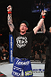LAS VEGAS, NV - FEBRUARY 04:  Ed Herman is declared the winner in his fight against Clifford Starks during the UFC 143 event at Mandalay Bay Events Center on February 4, 2012 in Las Vegas, Nevada.  (Photo by Nick Laham/Zuffa LLC/Zuffa LLC via Getty Images) *** Local Caption *** Ed Herman