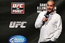 OMAHA, NE - FEBRUARY 14:  UFC commentator Jon Anik interacts with fans during a Q&A session before the UFC on FUEL TV weigh in event at Omaha Civic Auditorium on February 14, 2012 in Omaha, Nebraska.  (Photo by Josh Hedges/Zuffa LLC/Zuffa LLC via Getty Images) *** Local Caption *** Jon Anik
