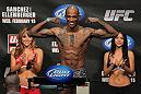 OMAHA, NE - FEBRUARY 14:  Walel Watson weighs in during the UFC on FUEL TV weigh in event at Omaha Civic Auditorium on February 14, 2012 in Omaha, Nebraska.  (Photo by Josh Hedges/Zuffa LLC/Zuffa LLC via Getty Images) *** Local Caption *** Walel Watson