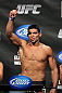 OMAHA, NE - FEBRUARY 14:  Ronny Markes weighs in during the UFC on FUEL TV weigh in event at Omaha Civic Auditorium on February 14, 2012 in Omaha, Nebraska.  (Photo by Josh Hedges/Zuffa LLC/Zuffa LLC via Getty Images) *** Local Caption *** Ronny Markes