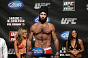 OMAHA, NE - FEBRUARY 14:  Dave Herman weighs in during the UFC on FUEL TV weigh in event at Omaha Civic Auditorium on February 14, 2012 in Omaha, Nebraska.  (Photo by Josh Hedges/Zuffa LLC/Zuffa LLC via Getty Images) *** Local Caption *** Dave Herman