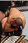 OMAHA, NE - FEBRUARY 15:  Ivan Menjivar defeats John Albert with a rear choke submission during the UFC on FUEL TV event at Omaha Civic Auditorium on February 15, 2012 in Omaha, Nebraska.  (Photo by Josh Hedges/Zuffa LLC/Zuffa LLC via Getty Images) *** Local Caption *** Ivan Menjivar; John Albert