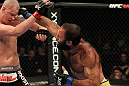 OMAHA, NE - FEBRUARY 15:  (R-L) Dave Herman punches Stefan Struve during the UFC on FUEL TV event at Omaha Civic Auditorium on February 15, 2012 in Omaha, Nebraska.  (Photo by Josh Hedges/Zuffa LLC/Zuffa LLC via Getty Images) *** Local Caption *** Stefan Struve; Dave Herman