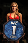 OMAHA, NE - FEBRUARY 15:  UFC Octagon Girl Brittney Palmer introduces round one before the Brookins v Rocha bout during the UFC on FUEL TV event at Omaha Civic Auditorium on February 15, 2012 in Omaha, Nebraska.  (Photo by Josh Hedges/Zuffa LLC/Zuffa LLC via Getty Images) *** Local Caption *** Brittney Palmer