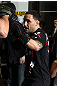 TOKYO, JAPAN - FEBRUARY 22:  UFC Lightweight Champion Frankie Edgar works out for the media during the UFC 144 open workouts at Gold's Gym on February 22, 2012 in Tokyo, Japan.  (Photo by Josh Hedges/Zuffa LLC/Zuffa LLC via Getty Images) *** Local Caption *** Frankie Edgar