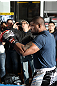 TOKYO, JAPAN - FEBRUARY 22:  Quinton "Rampage" Jackson works out for the media during the UFC 144 open workouts at Gold's Gym on February 22, 2012 in Tokyo, Japan.  (Photo by Josh Hedges/Zuffa LLC/Zuffa LLC via Getty Images) *** Local Caption *** Quinton Jackson