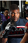 TOKYO, JAPAN - FEBRUARY 22:  Quinton "Rampage" Jackson works out for the media during the UFC 144 open workouts at Gold's Gym on February 22, 2012 in Tokyo, Japan.  (Photo by Josh Hedges/Zuffa LLC/Zuffa LLC via Getty Images) *** Local Caption *** Quinton Jackson