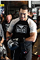 TOKYO, JAPAN - FEBRUARY 22:  Yushin Okami works out for the media during the UFC 144 open workouts at Gold's Gym on February 22, 2012 in Tokyo, Japan.  (Photo by Josh Hedges/Zuffa LLC/Zuffa LLC via Getty Images) *** Local Caption *** Yushin Okami