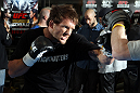 TOKYO, JAPAN - FEBRUARY 22:  Ryan Bader works out for the media during the UFC 144 open workouts at Gold's Gym on February 22, 2012 in Tokyo, Japan.  (Photo by Josh Hedges/Zuffa LLC/Zuffa LLC via Getty Images) *** Local Caption *** Ryan Bader