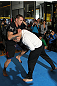 TOKYO, JAPAN - FEBRUARY 22:  Jake Shields works out for the media during the UFC 144 open workouts at Gold's Gym on February 22, 2012 in Tokyo, Japan.  (Photo by Josh Hedges/Zuffa LLC/Zuffa LLC via Getty Images) *** Local Caption *** Jake Shields