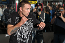 TOKYO, JAPAN - FEBRUARY 22:  Jake Shields works out for the media during the UFC 144 open workouts at Gold's Gym on February 22, 2012 in Tokyo, Japan.  (Photo by Josh Hedges/Zuffa LLC/Zuffa LLC via Getty Images) *** Local Caption *** Jake Shields