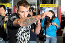 TOKYO, JAPAN - FEBRUARY 22:  Jake Shields works out for the media during the UFC 144 open workouts at Gold's Gym on February 22, 2012 in Tokyo, Japan.  (Photo by Josh Hedges/Zuffa LLC/Zuffa LLC via Getty Images) *** Local Caption *** Jake Shields