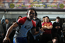 TOKYO, JAPAN - FEBRUARY 22:  Benson Henderson works out for the media during the UFC 144 open workouts at Gold's Gym on February 22, 2012 in Tokyo, Japan.  (Photo by Josh Hedges/Zuffa LLC/Zuffa LLC via Getty Images) *** Local Caption *** Benson Henderson