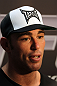 TOKYO, JAPAN - FEBRUARY 22:  Jake Shields answers questions from the media during the UFC 144 open workouts at Gold's Gym on February 22, 2012 in Tokyo, Japan.  (Photo by Josh Hedges/Zuffa LLC/Zuffa LLC via Getty Images) *** Local Caption *** Jake Shields