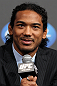 TOKYO, JAPAN - FEBRUARY 23:  Benson Henderson attends the final UFC 144 pre-fight press conference at the Ritz-Carlton Hotel on February 23, 2012 in Tokyo, Japan.  (Photo by Josh Hedges/Zuffa LLC/Zuffa LLC via Getty Images) *** Local Caption *** Benson Henderson
