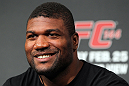 TOKYO, JAPAN - FEBRUARY 23:  Quinton "Rampage" Jackson attends the final UFC 144 pre-fight press conference at the Ritz-Carlton Hotel on February 23, 2012 in Tokyo, Japan.  (Photo by Josh Hedges/Zuffa LLC/Zuffa LLC via Getty Images) *** Local Caption *** Quinton Jackson