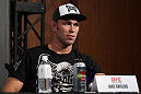 TOKYO, JAPAN - FEBRUARY 23:  Jake Shields attends the final UFC 144 pre-fight press conference at the Ritz-Carlton Hotel on February 23, 2012 in Tokyo, Japan.  (Photo by Josh Hedges/Zuffa LLC/Zuffa LLC via Getty Images) *** Local Caption *** Jake Shields