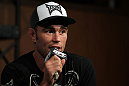 TOKYO, JAPAN - FEBRUARY 23:  Jake Shields attends the final UFC 144 pre-fight press conference at the Ritz-Carlton Hotel on February 23, 2012 in Tokyo, Japan.  (Photo by Josh Hedges/Zuffa LLC/Zuffa LLC via Getty Images) *** Local Caption *** Jake Shields