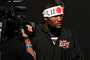 SAITAMA, JAPAN - FEBRUARY 25:  Quinton "Rampage" Jackson enters the arena before weighing in during the official UFC 144 weigh in at the Saitama Super Arena on February 25, 2012 in Saitama, Japan.  (Photo by Josh Hedges/Zuffa LLC/Zuffa LLC via Getty Images) *** Local Caption *** Quinton Jackson