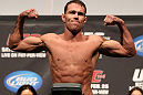 SAITAMA, JAPAN - FEBRUARY 25:  Jake Shields weighs in during the official UFC 144 weigh in at the Saitama Super Arena on February 25, 2012 in Saitama, Japan.  (Photo by Josh Hedges/Zuffa LLC/Zuffa LLC via Getty Images) *** Local Caption *** Jake Shields
