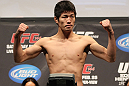 SAITAMA, JAPAN - FEBRUARY 25:  Hatsu Hioki weighs in during the official UFC 144 weigh in at the Saitama Super Arena on February 25, 2012 in Saitama, Japan.  (Photo by Josh Hedges/Zuffa LLC/Zuffa LLC via Getty Images) *** Local Caption *** Hatsu Hioki