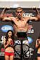 SAITAMA, JAPAN - FEBRUARY 25:  Joe Lauzon weighs in during the official UFC 144 weigh in at the Saitama Super Arena on February 25, 2012 in Saitama, Japan.  (Photo by Josh Hedges/Zuffa LLC/Zuffa LLC via Getty Images) *** Local Caption *** Joe Lauzon