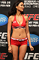 SAITAMA, JAPAN - FEBRUARY 25:  Guest UFC Octagon Girl and former Miss Universe finalist Azusa Nishigaki attends the official UFC 144 weigh in at the Saitama Super Arena on February 25, 2012 in Saitama, Japan.  (Photo by Josh Hedges/Zuffa LLC/Zuffa LLC via Getty Images) *** Local Caption *** Azusa Nishigaki