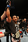 SAITAMA, JAPAN - FEBRUARY 26:  Benson Henderson reacts after defeating Frankie Edgar to win the UFC Lightweight Championship during the UFC 144 event at Saitama Super Arena on February 26, 2012 in Saitama, Japan.  (Photo by Al Bello/Zuffa LLC/Zuffa LLC via Getty Images) *** Local Caption *** Benson Henderson