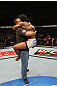 SAITAMA, JAPAN - FEBRUARY 26:  Benson Henderson reacts after defeating Frankie Edgar to win the UFC Lightweight Championship during the UFC 144 event at Saitama Super Arena on February 26, 2012 in Saitama, Japan.  (Photo by Al Bello/Zuffa LLC/Zuffa LLC via Getty Images) *** Local Caption *** Benson Henderson