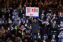 SAITAMA, JAPAN - FEBRUARY 26:  Fans cheer during the Rampage v Bader bout during the UFC 144 event at Saitama Super Arena on February 26, 2012 in Saitama, Japan.  (Photo by Josh Hedges/Zuffa LLC/Zuffa LLC via Getty Images)